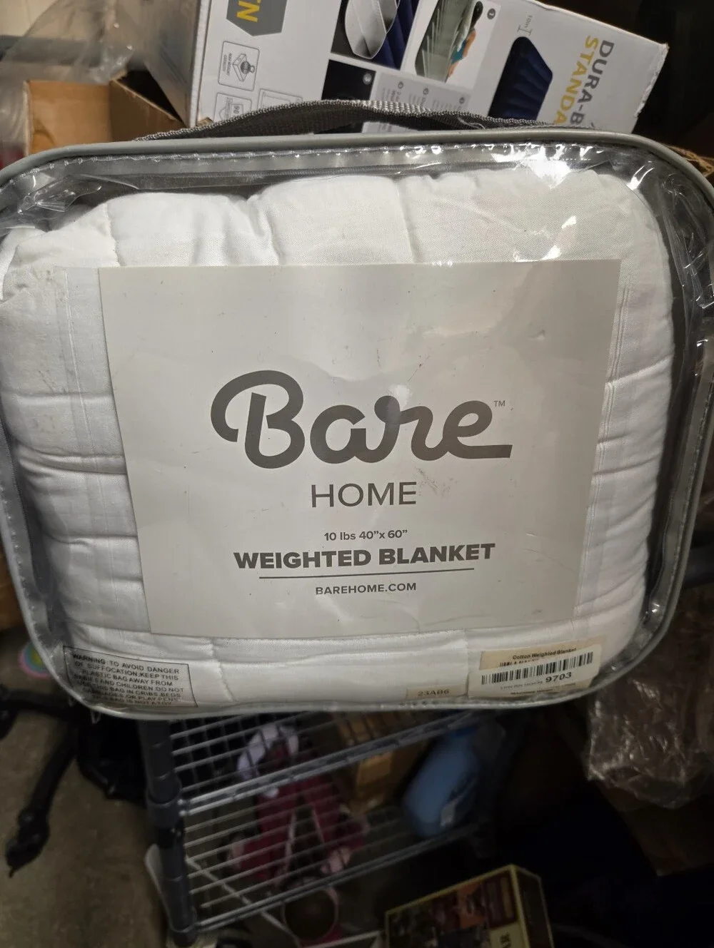 White Weighted Blanket - 40x60